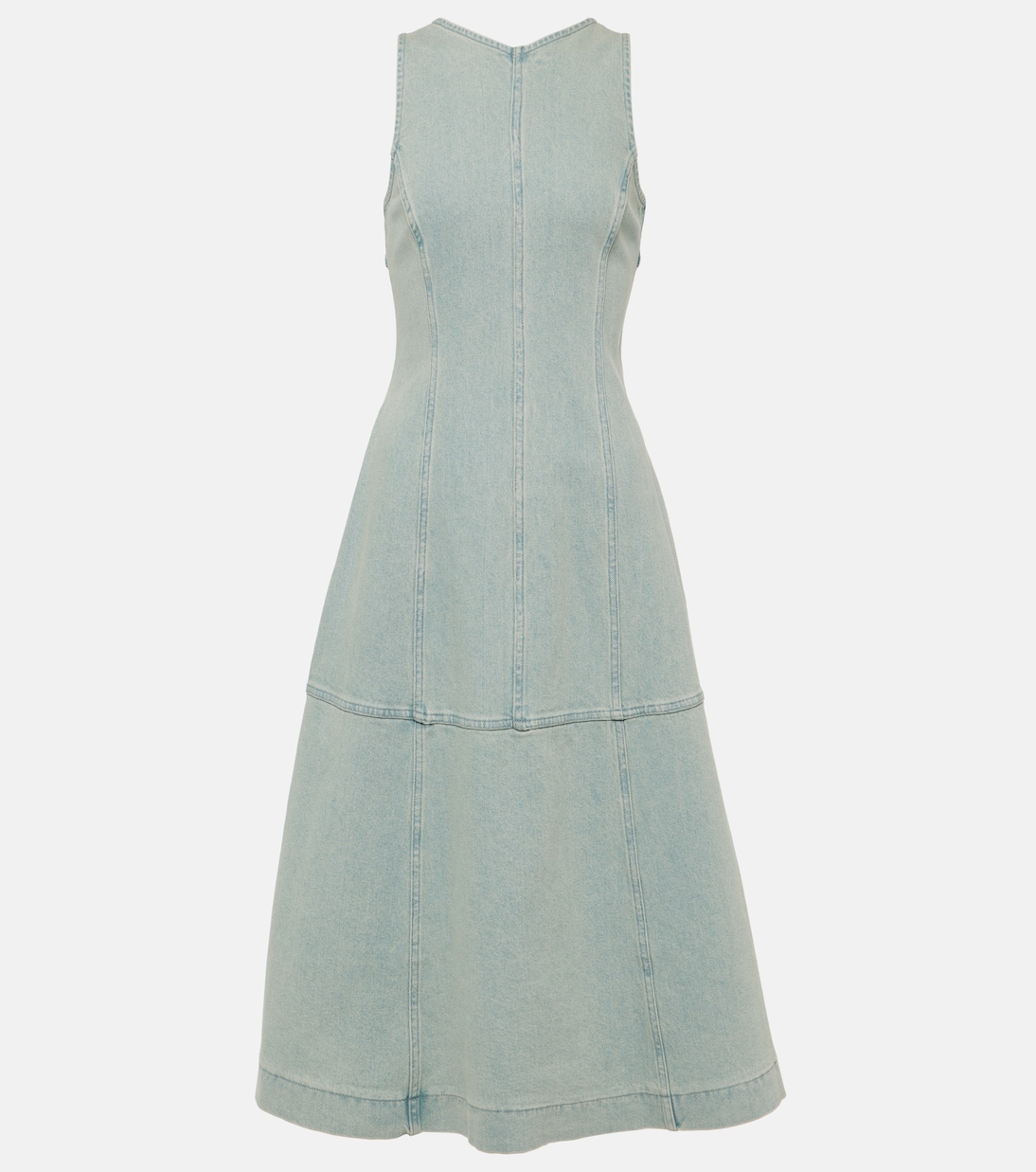 White Label - Abito midi Arlet in twill | Proenza Schouler