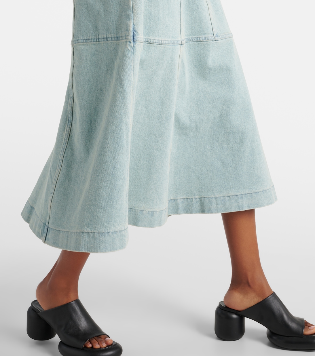 White Label - Abito midi Arlet in twill | Proenza Schouler