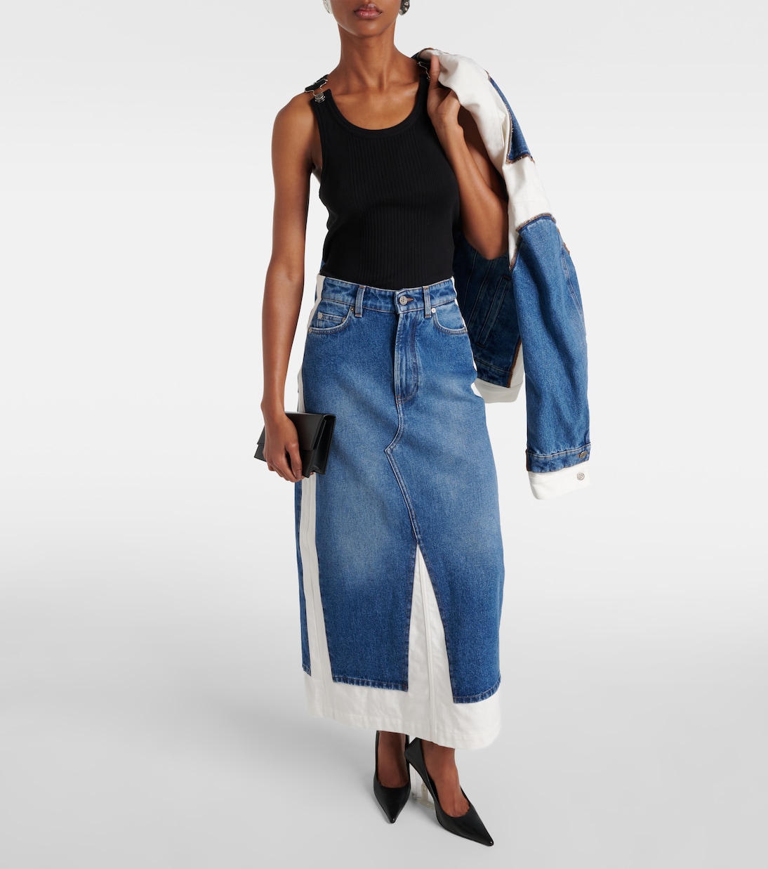 Tank top acanalado de algodón | Jean Paul Gaultier