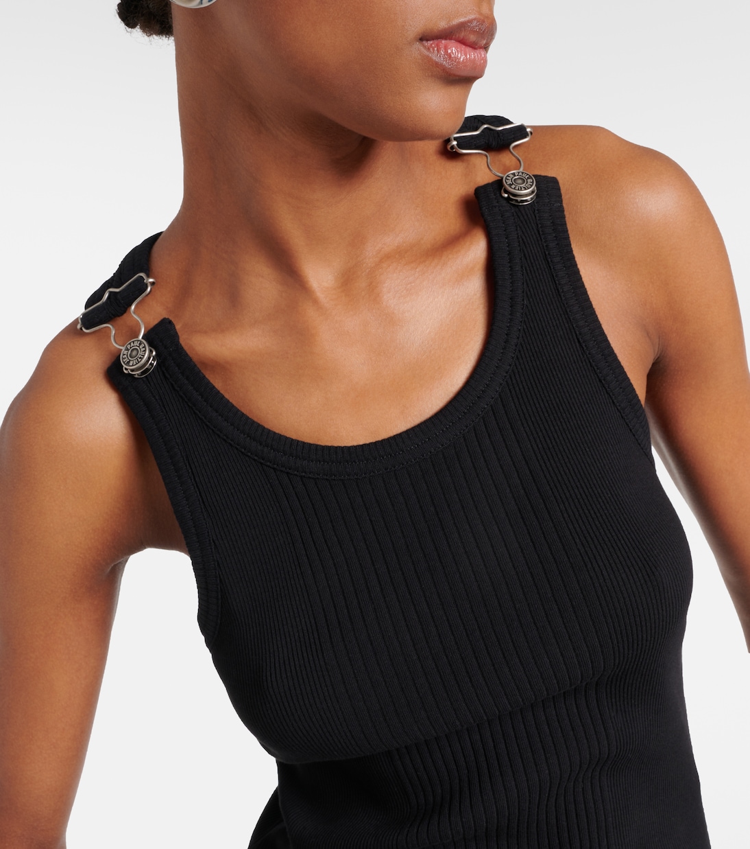 Tank top acanalado de algodón | Jean Paul Gaultier