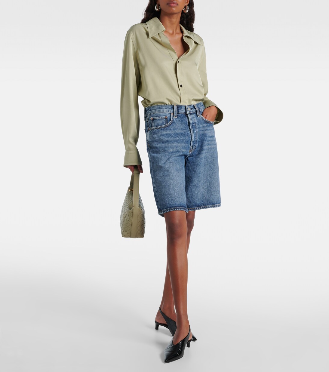 Low-Rise Jeansshorts Risha | Agolde