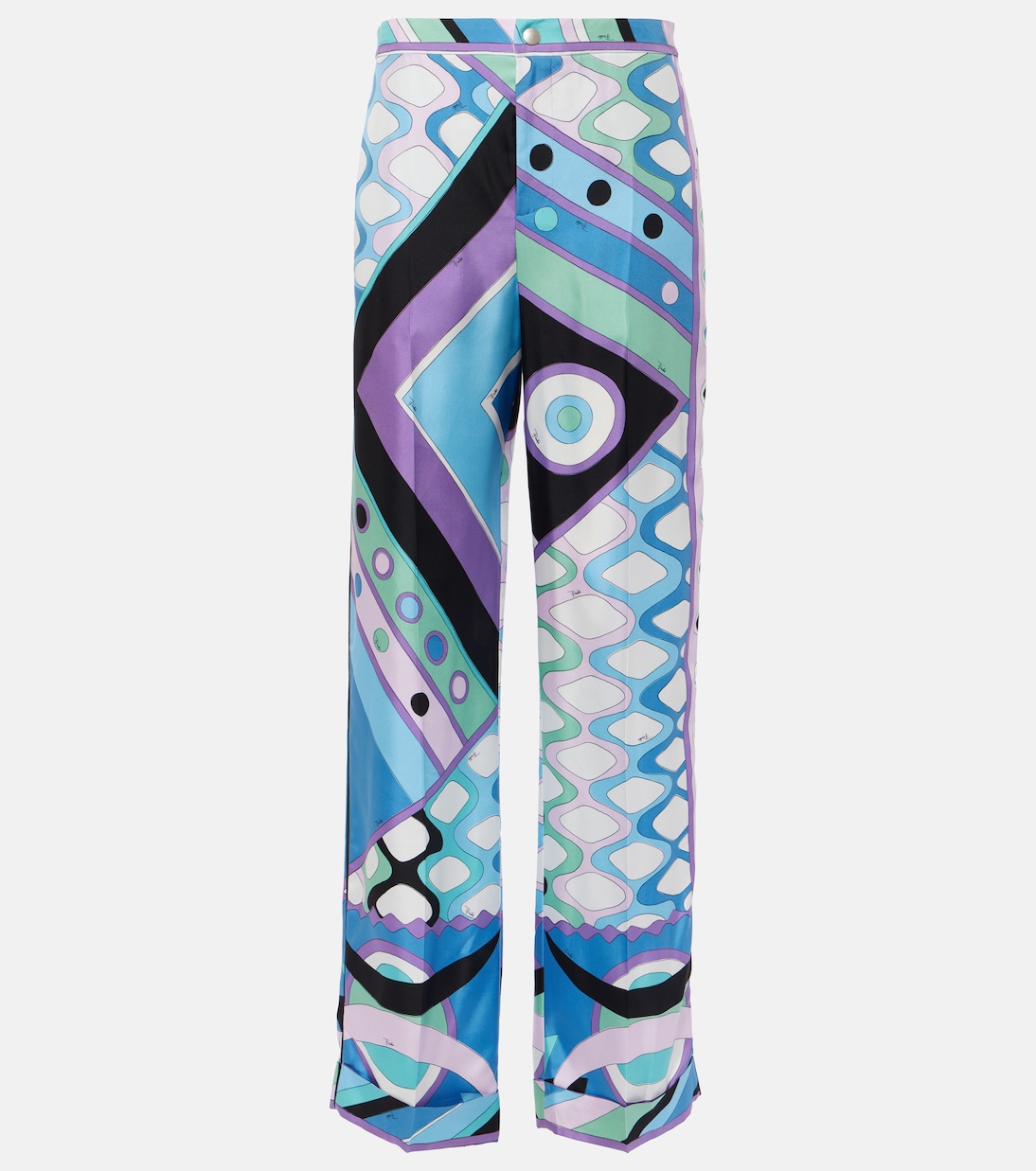 Pantaloni a gamba larga Vivara in seta | Pucci