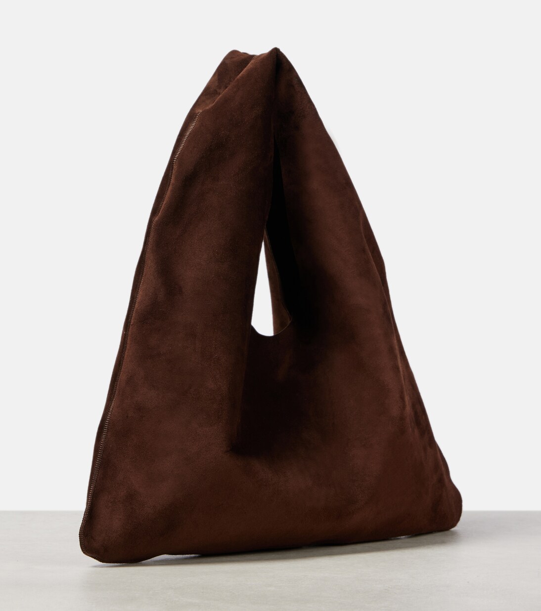Bindle Small suede tote bag | The Row