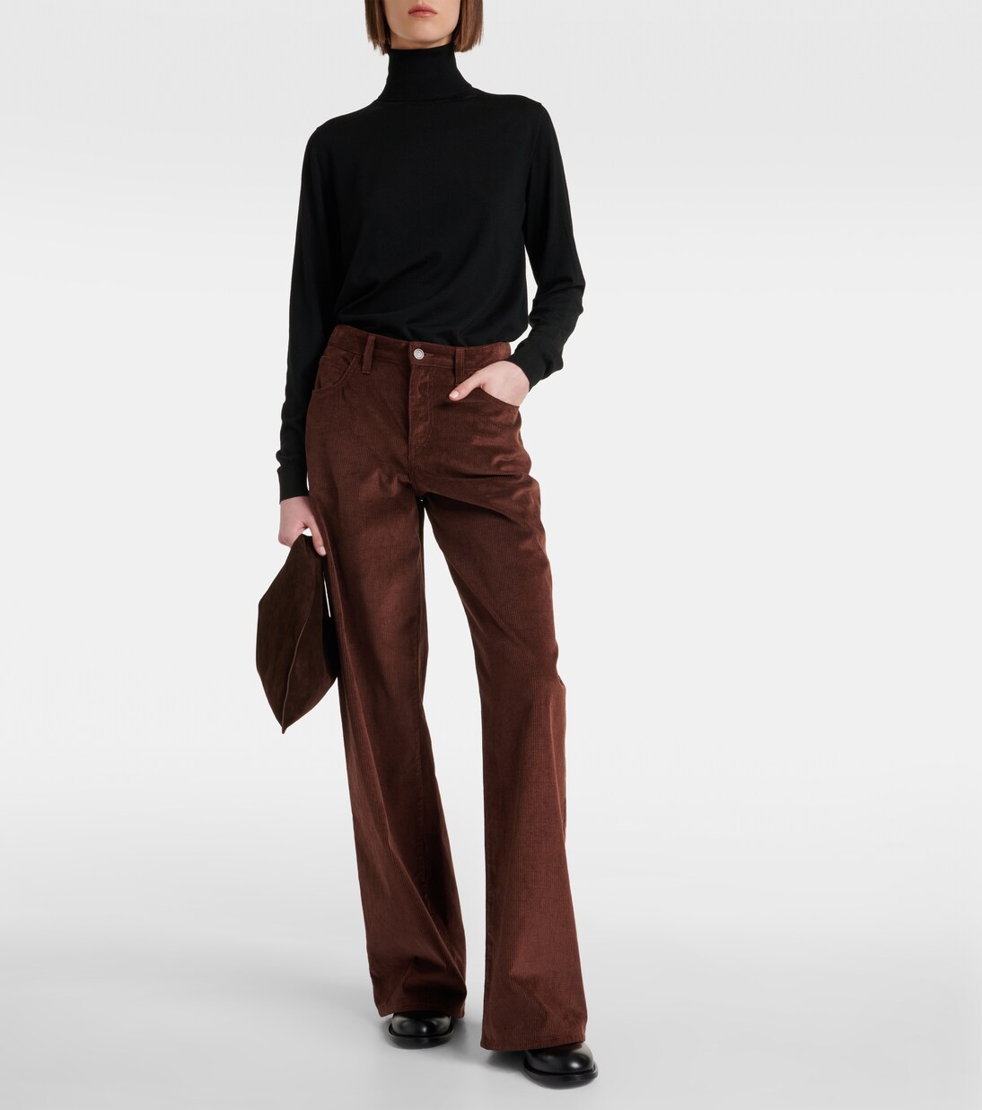 Bindle Small suede tote bag | The Row