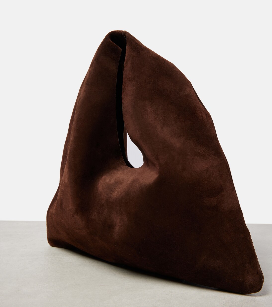 Bindle Small suede tote bag | The Row