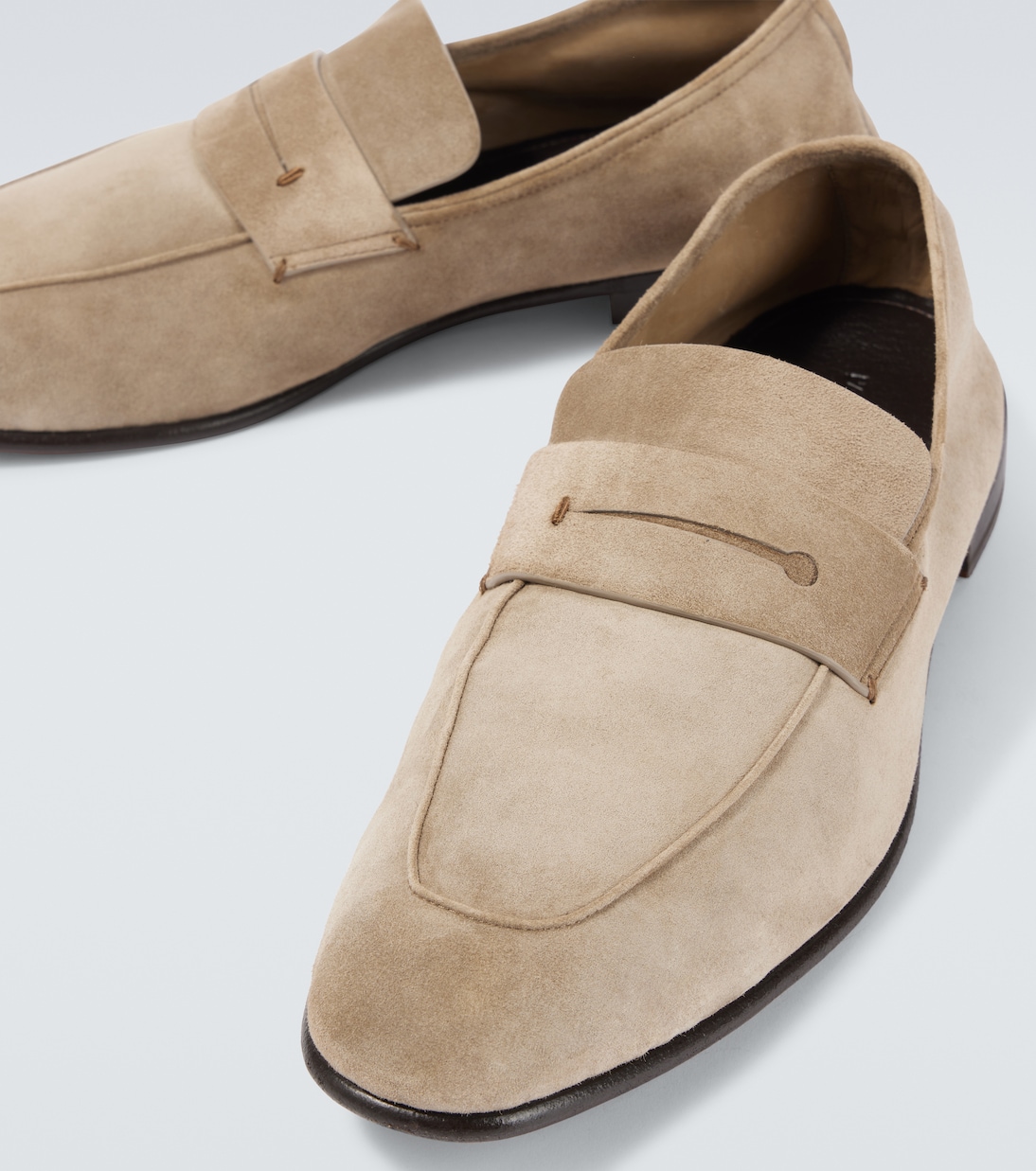 L'Asola suede penny loafers | Zegna