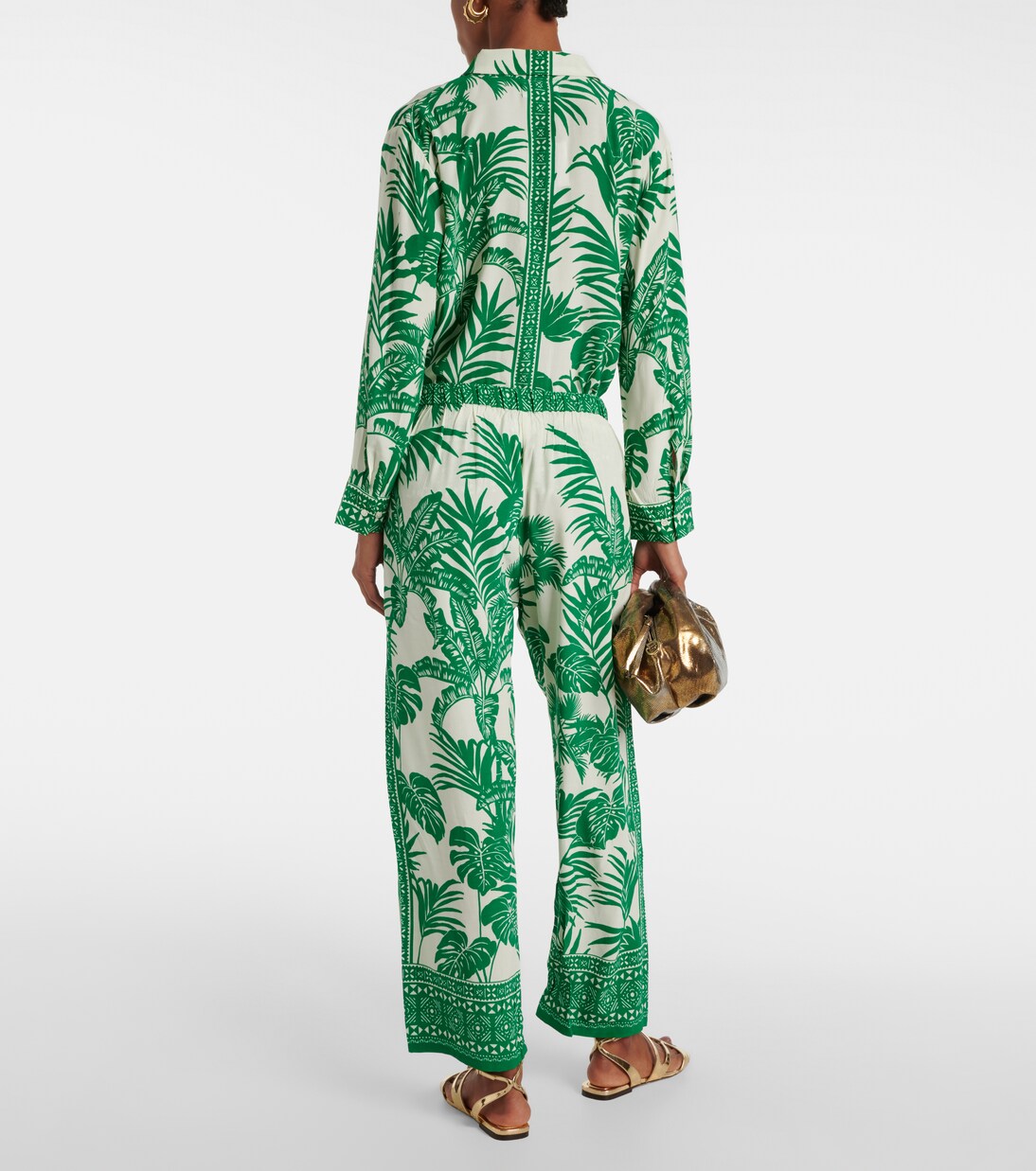 Gerade High-Rise-Hose Iris | Velvet