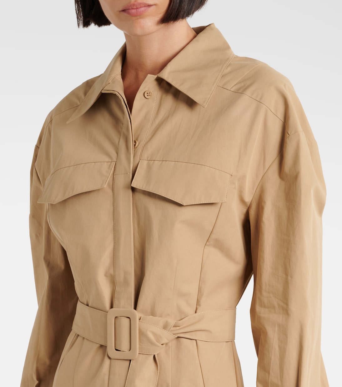 Hemdblusenkleid aus Baumwolle | Entire Studios