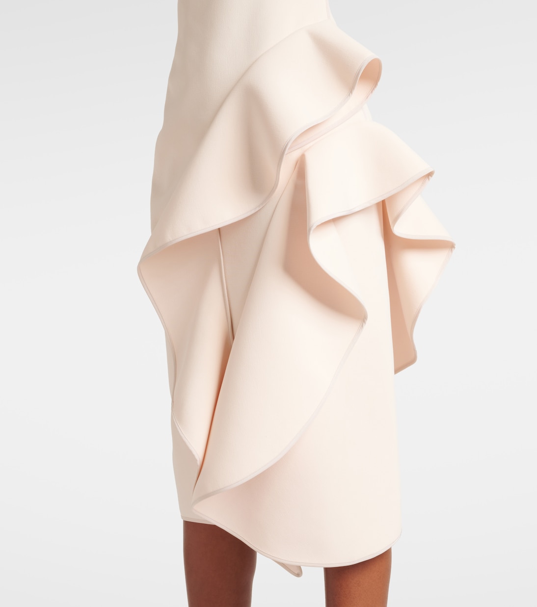 Ruffled one-shoulder midi dress | Maticevski