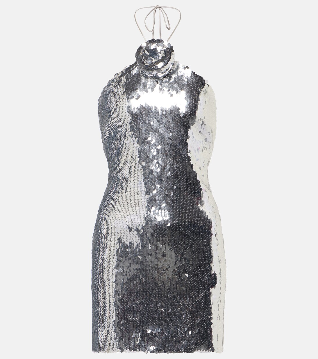 Sequined floral-appliqué minidress | Magda Butrym