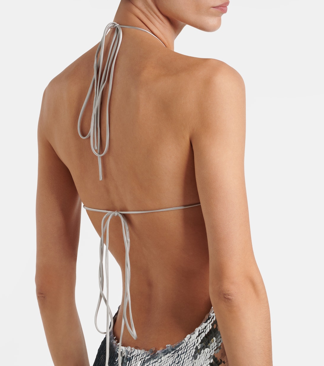 Sequined floral-appliqué minidress | Magda Butrym