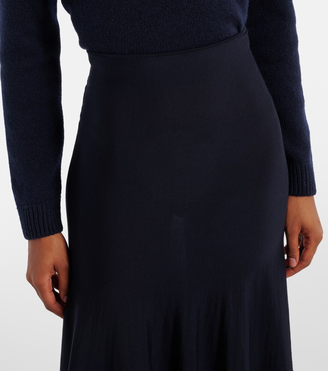 Falda midi Mayu de lana | Khaite