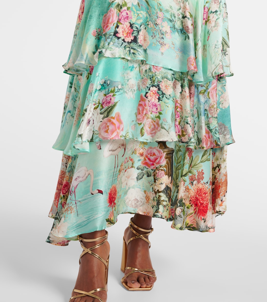 Maxirock aus Seide | Camilla