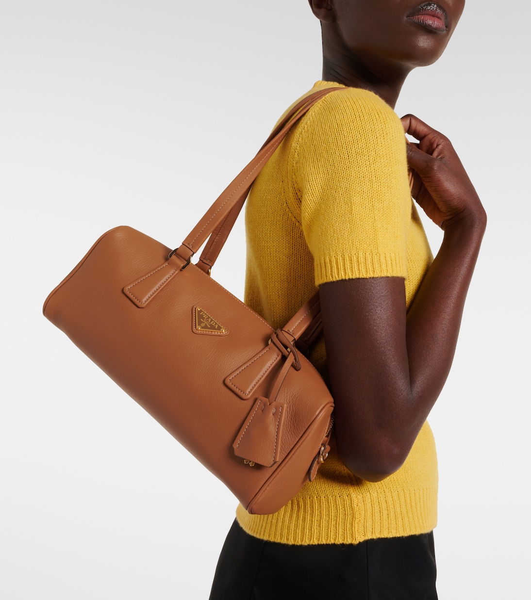 Borsa a spalla Medium in pelle | Prada