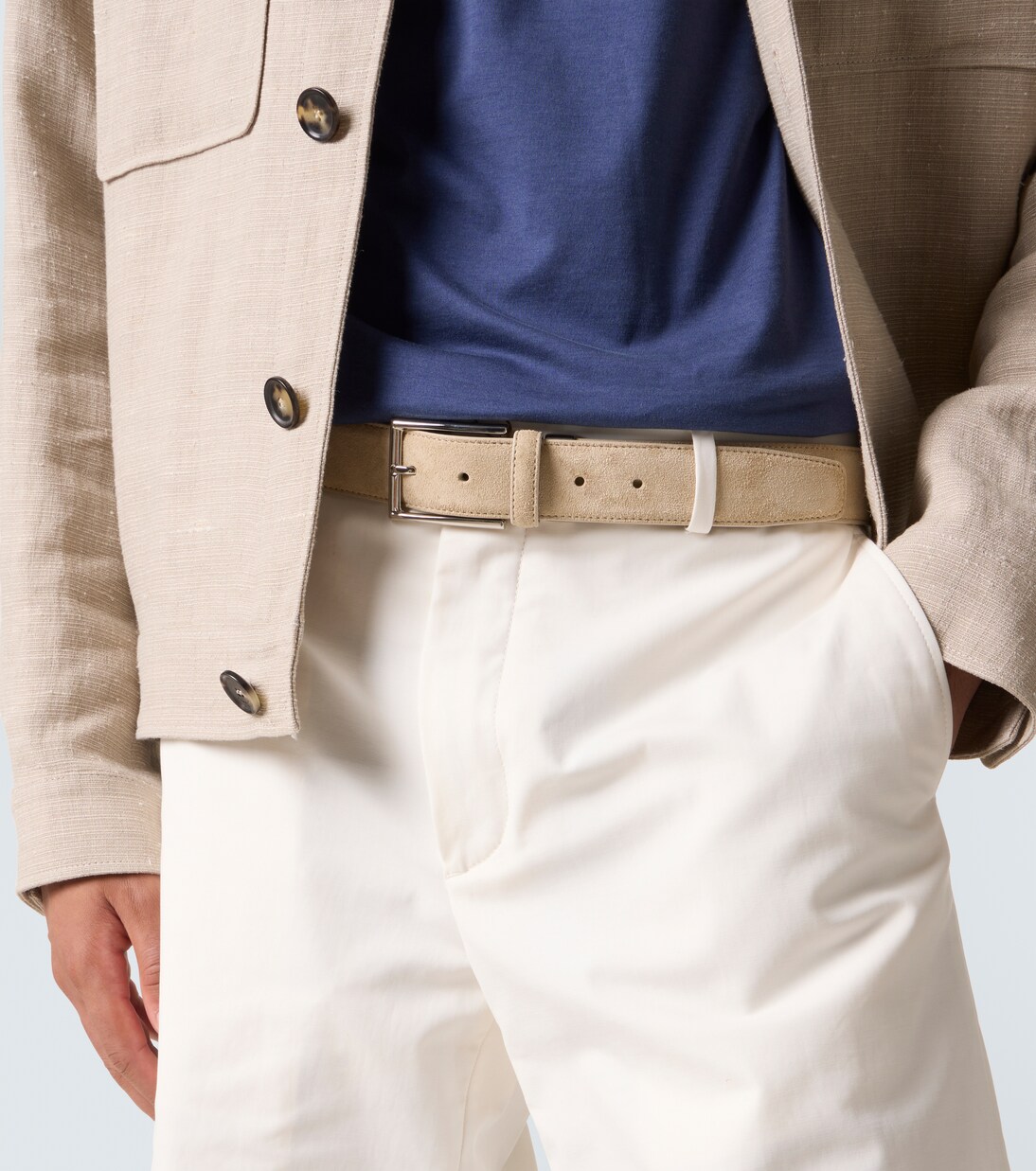 Suede belt | Canali