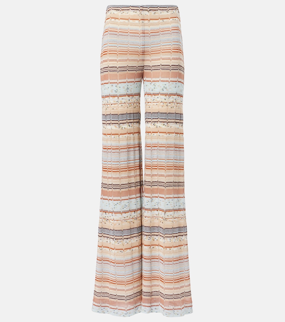 Weite Hose aus Häkelstrick | Missoni