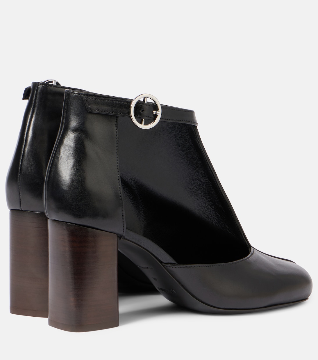 Botines de piel con aberturas | Lemaire