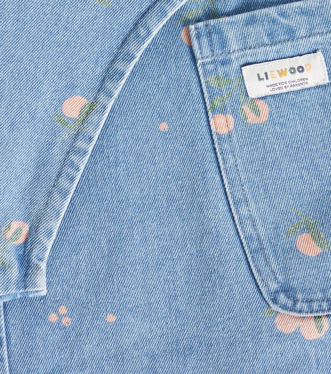 Angelica printed denim dress | Liewood