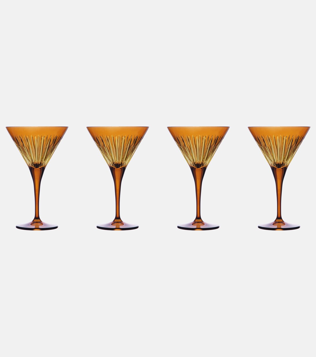 Prism set of 4 martini glasses | L'Objet