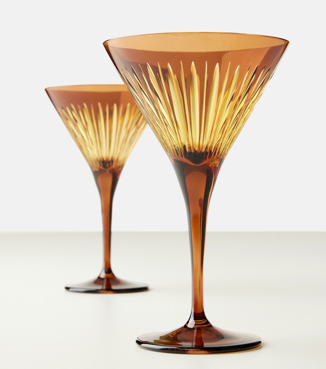 Prism set of 4 martini glasses | L'Objet