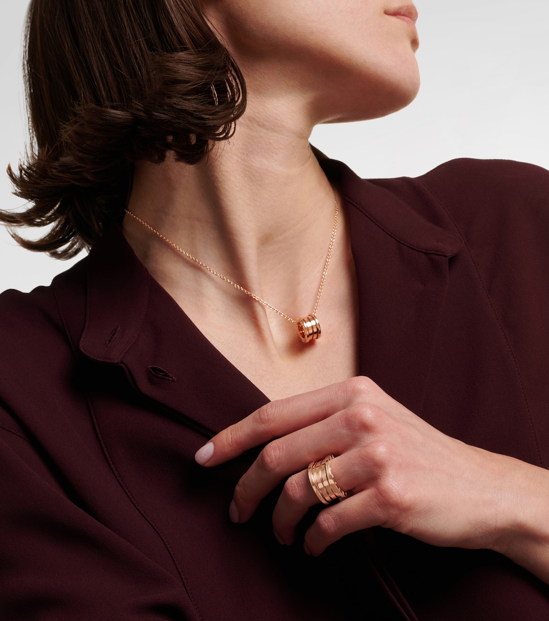 Bague B.zero1 en or rose 18 ct | Bvlgari