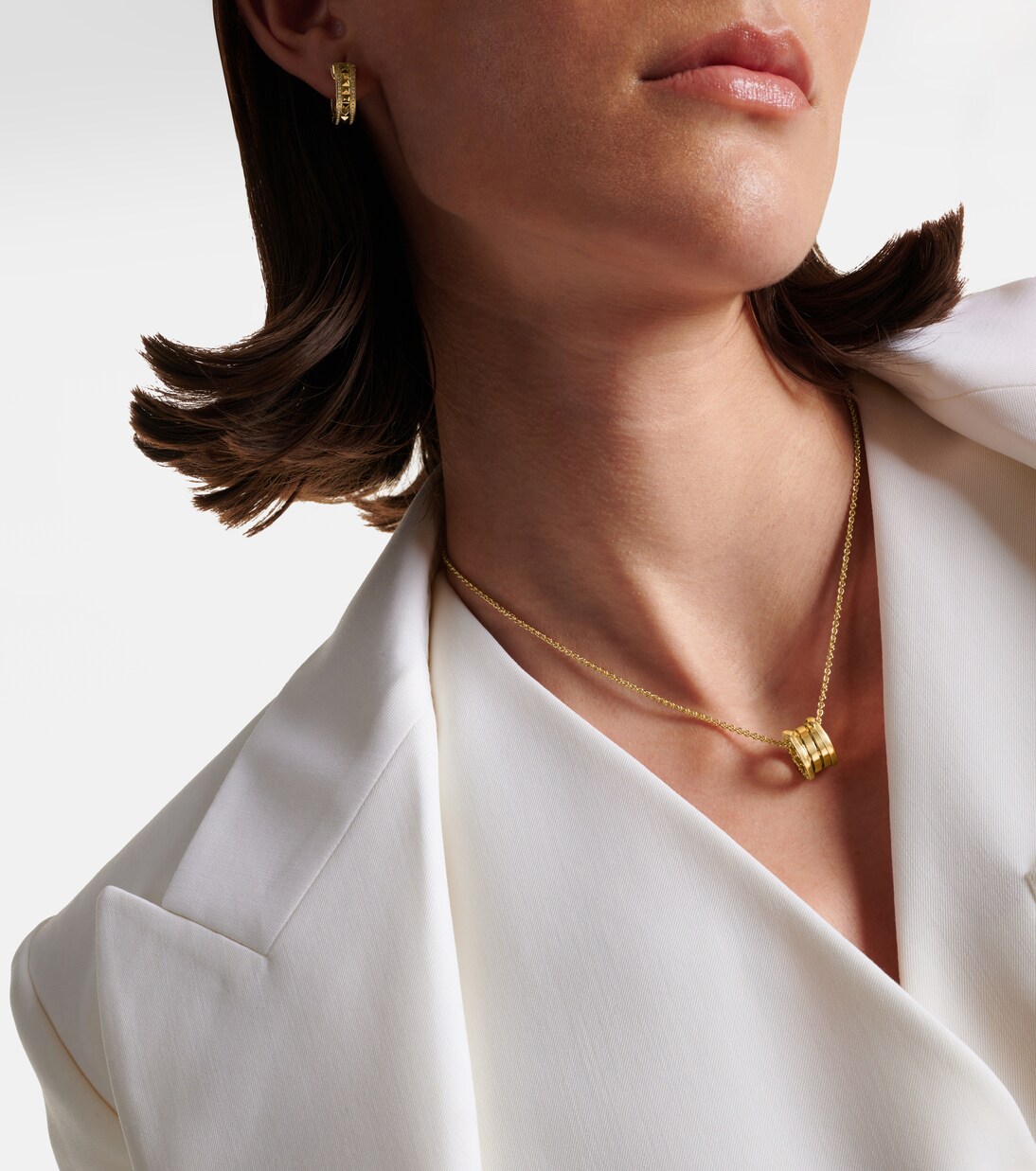 B.zero1 18kt gold pendant necklace | Bvlgari