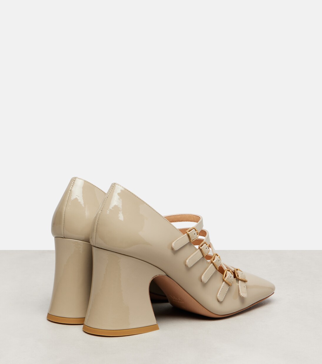 Janis 80 patent leather Mary Jane pumps | Chloé