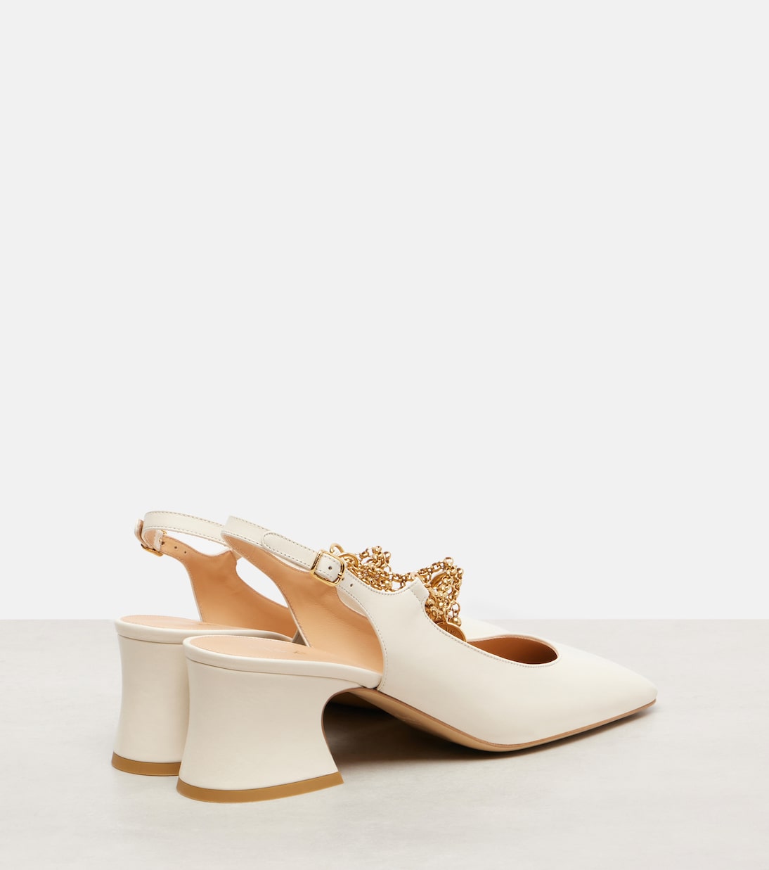 Slingback-Pumps Chloé Charms 55 aus Leder | Chloé