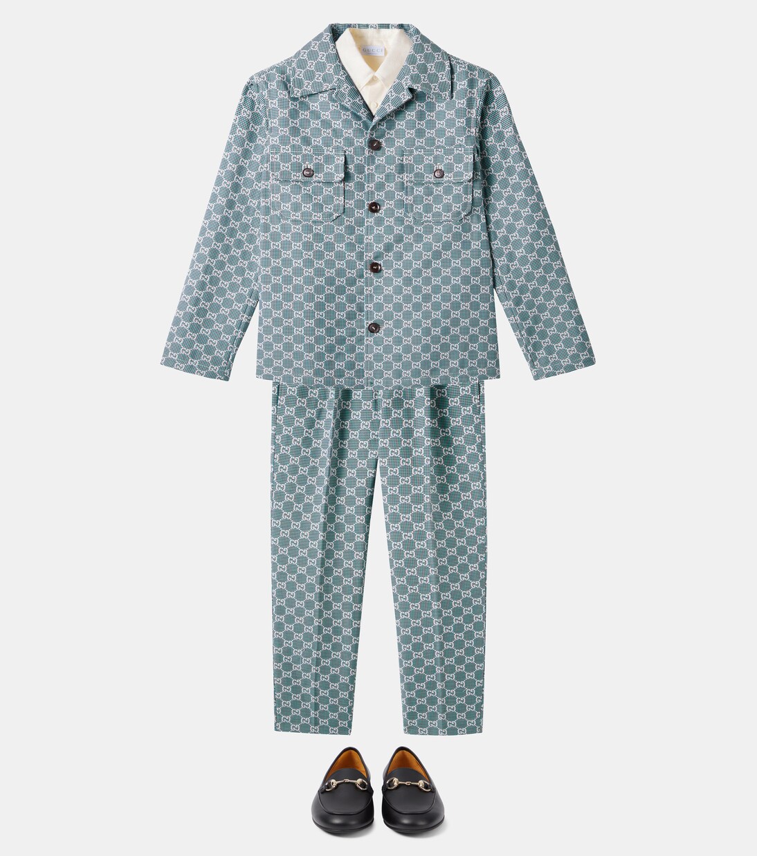 GG Canvas cotton straight pants | Gucci Kids