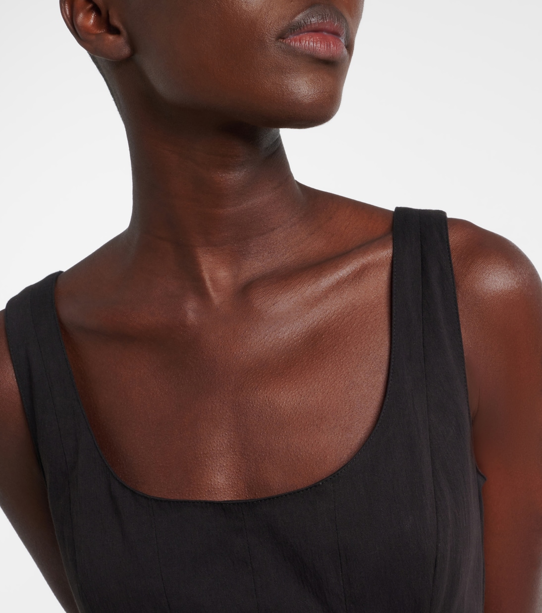 White Label Shelby cotton-blend midi dress | Proenza Schouler