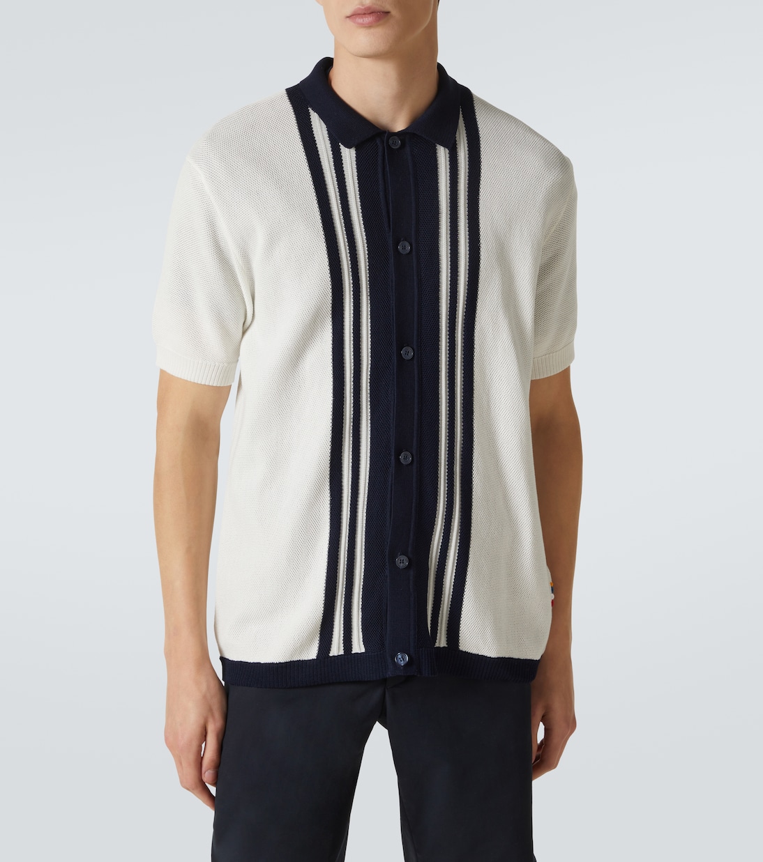 Lumina striped cotton polo shirt | Orlebar Brown