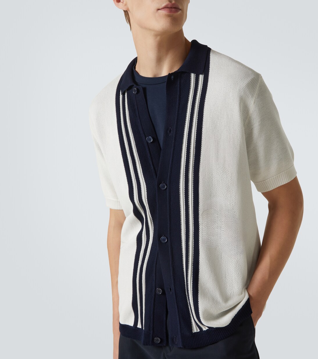 Lumina striped cotton polo shirt | Orlebar Brown