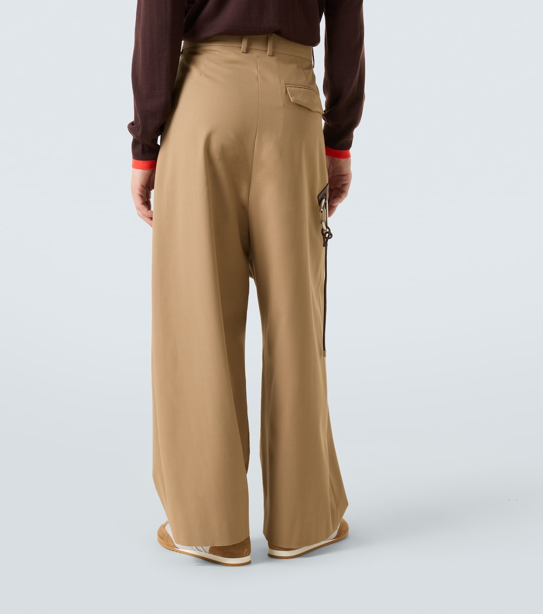 Weite Hose aus Baumwoll-Twill | Loewe