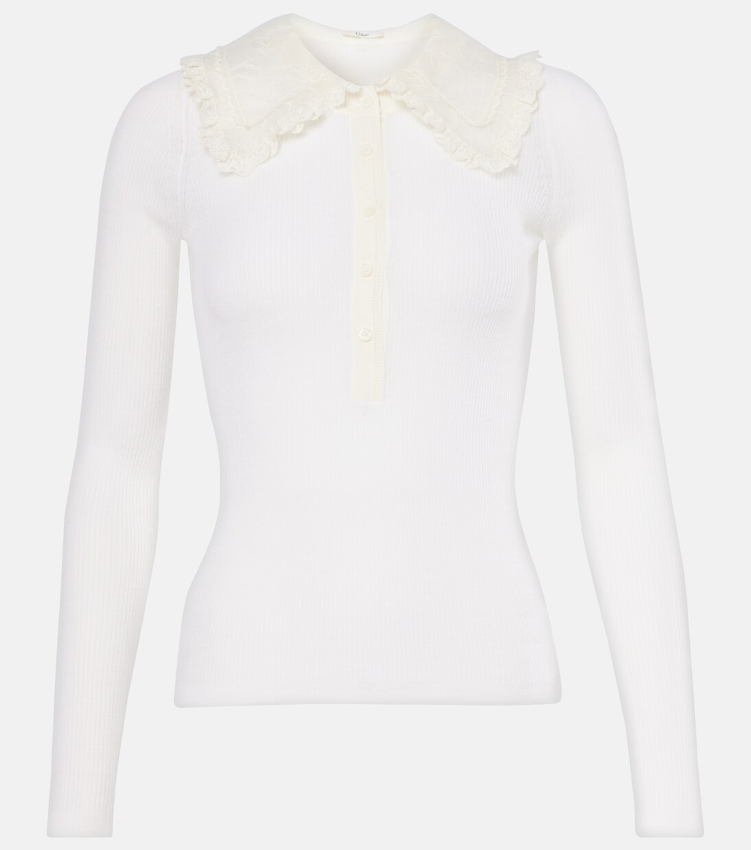Henley-Top aus Wolle | Chloé