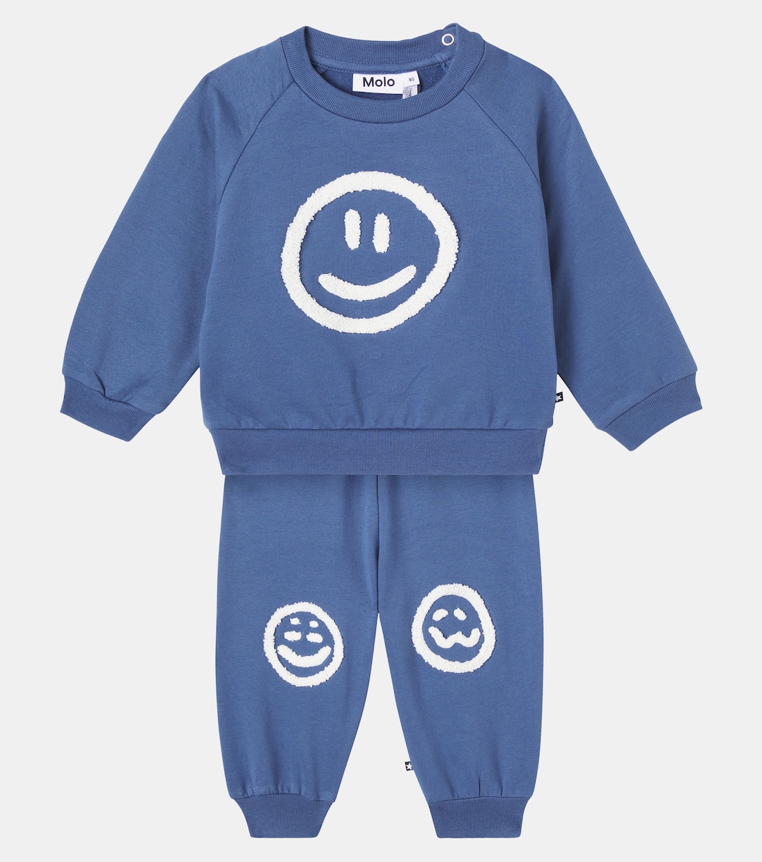 Baby Disc and Simeon sweatshirt and sweatpants set | Molo