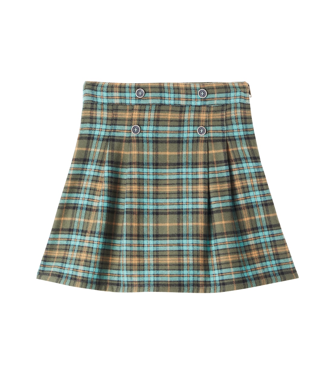Seraphina plaid cotton tweed skirt | Bebe Organic