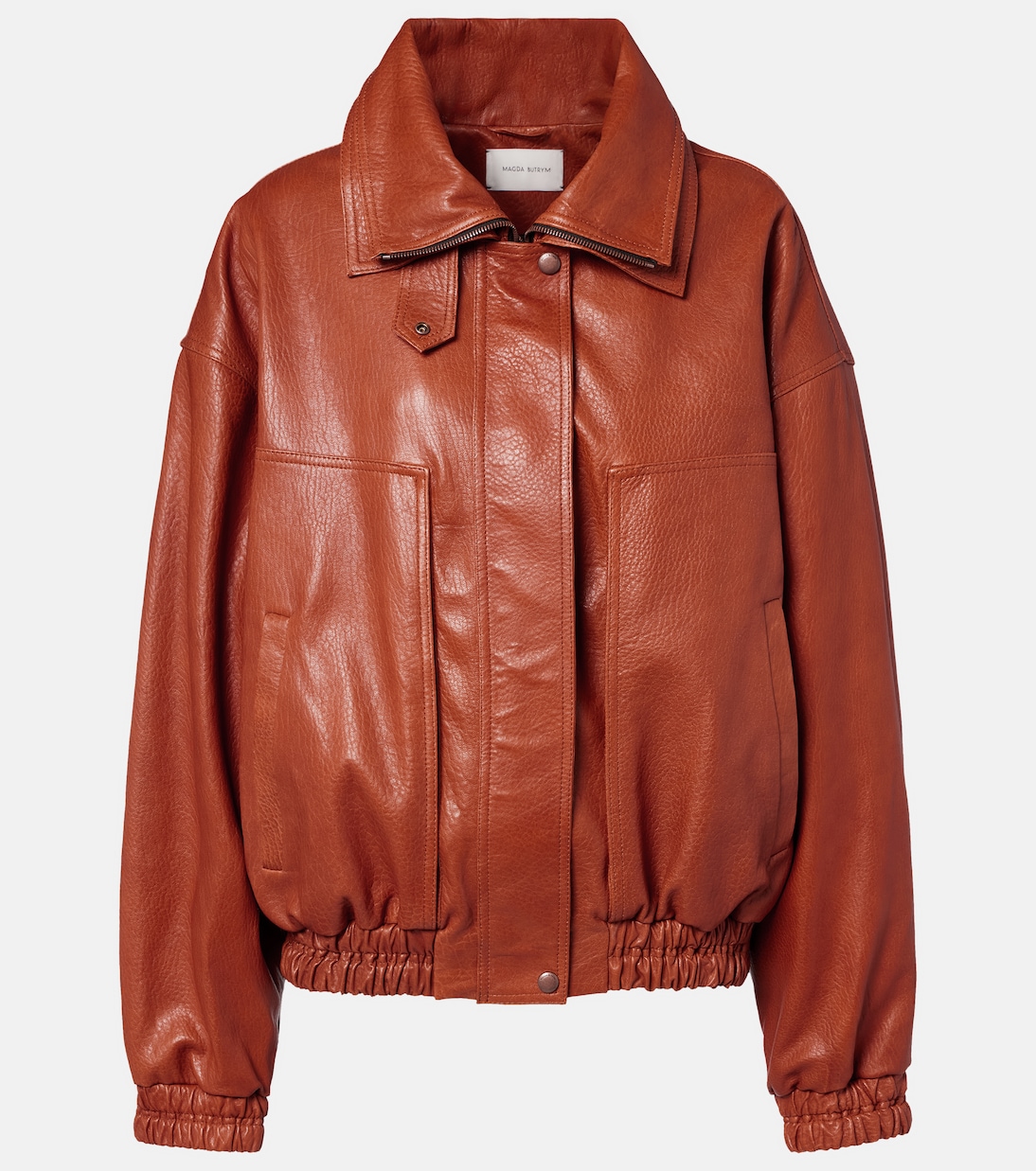 Leather blouson jacket  | Magda Butrym