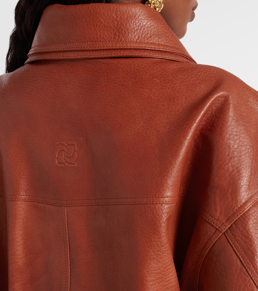 Leather blouson jacket  | Magda Butrym