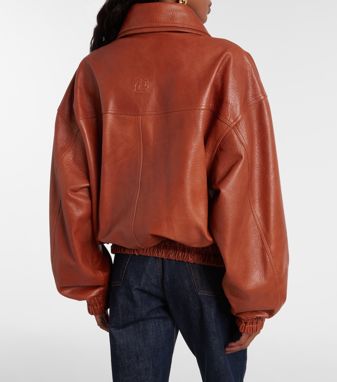 Leather blouson jacket  | Magda Butrym