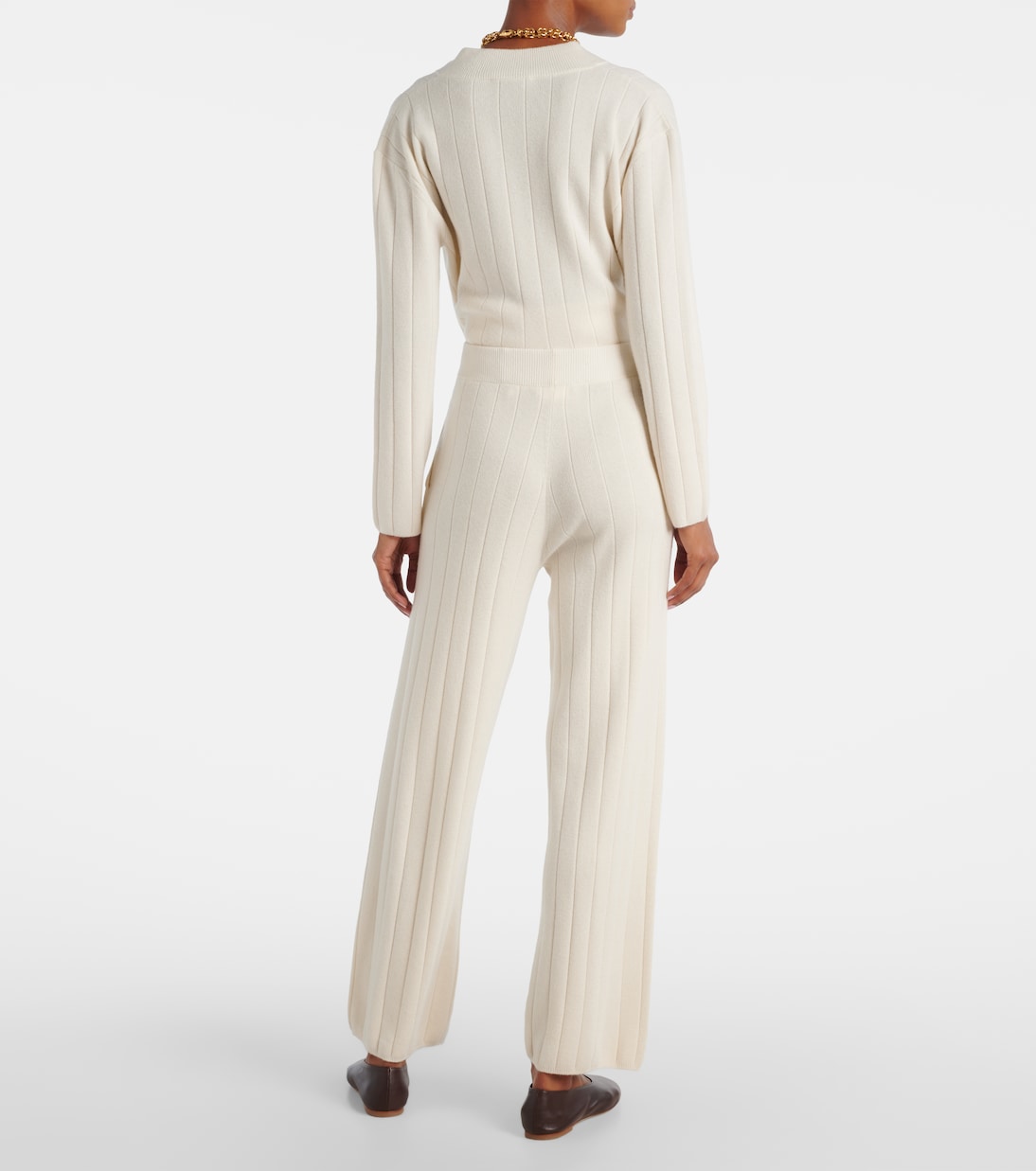 Jardin ribbed-knit cashmere sweatpants | Max Mara