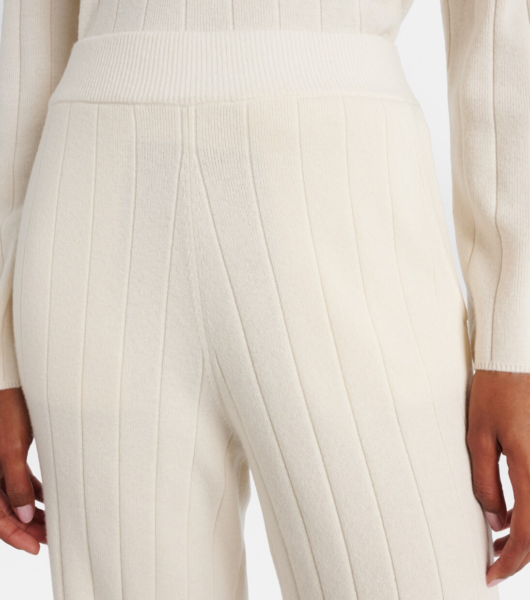 Jardin ribbed-knit cashmere sweatpants | Max Mara