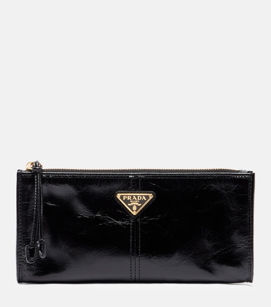 Logo leather pouch | Prada