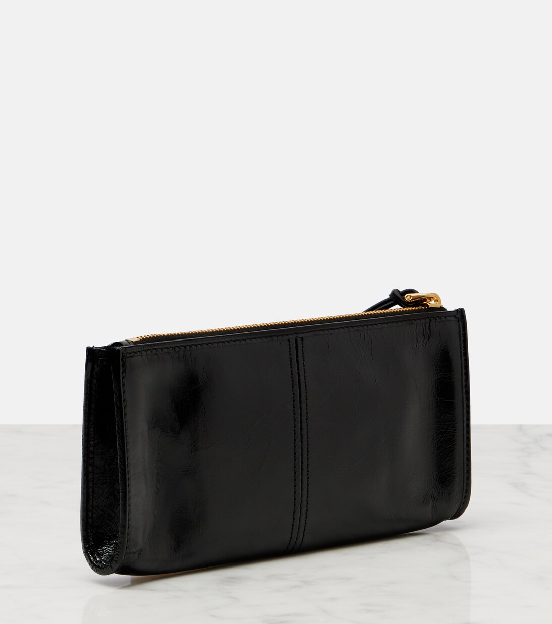 Logo leather pouch | Prada