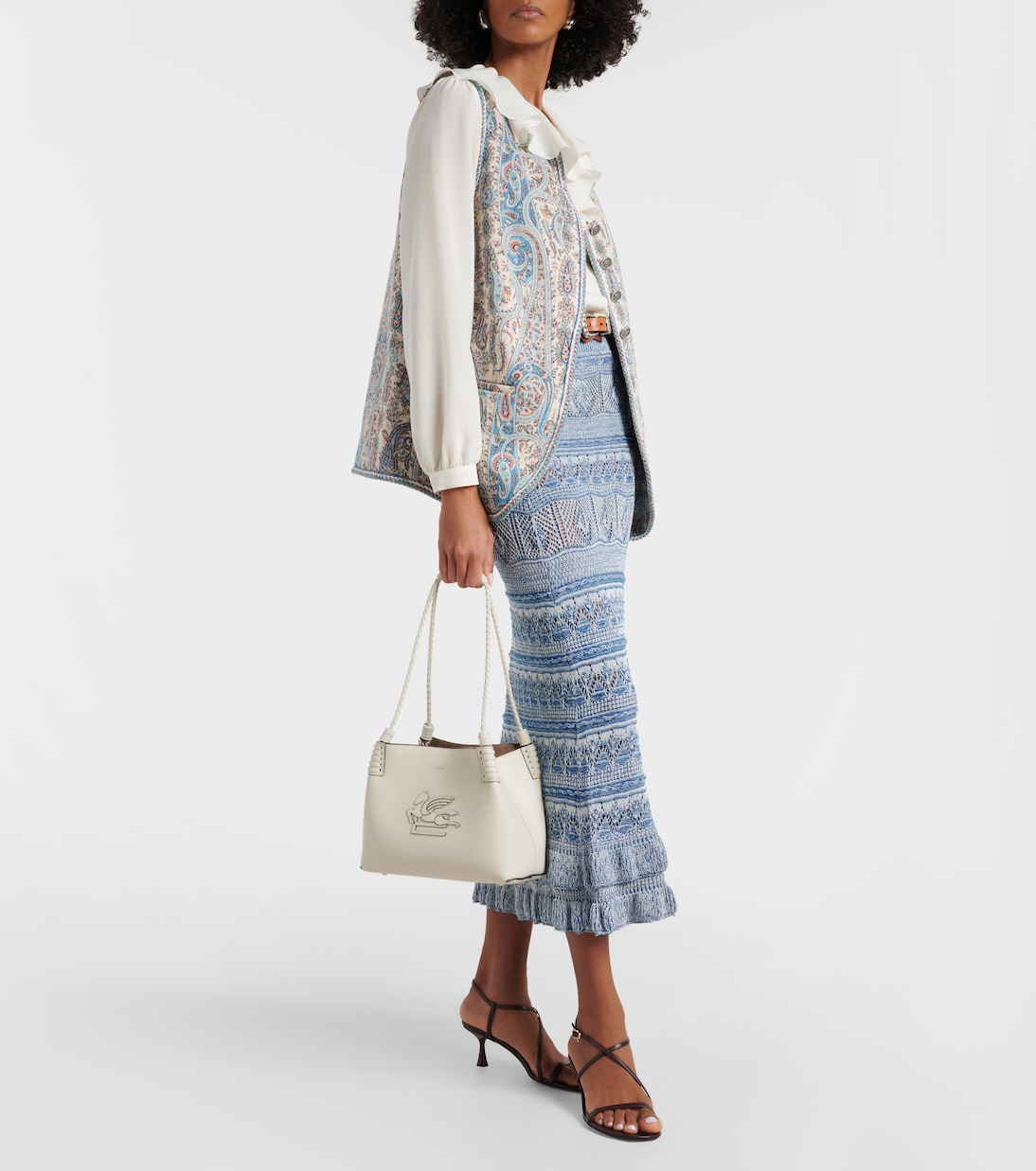 Schultertasche Libra aus Leder | Etro