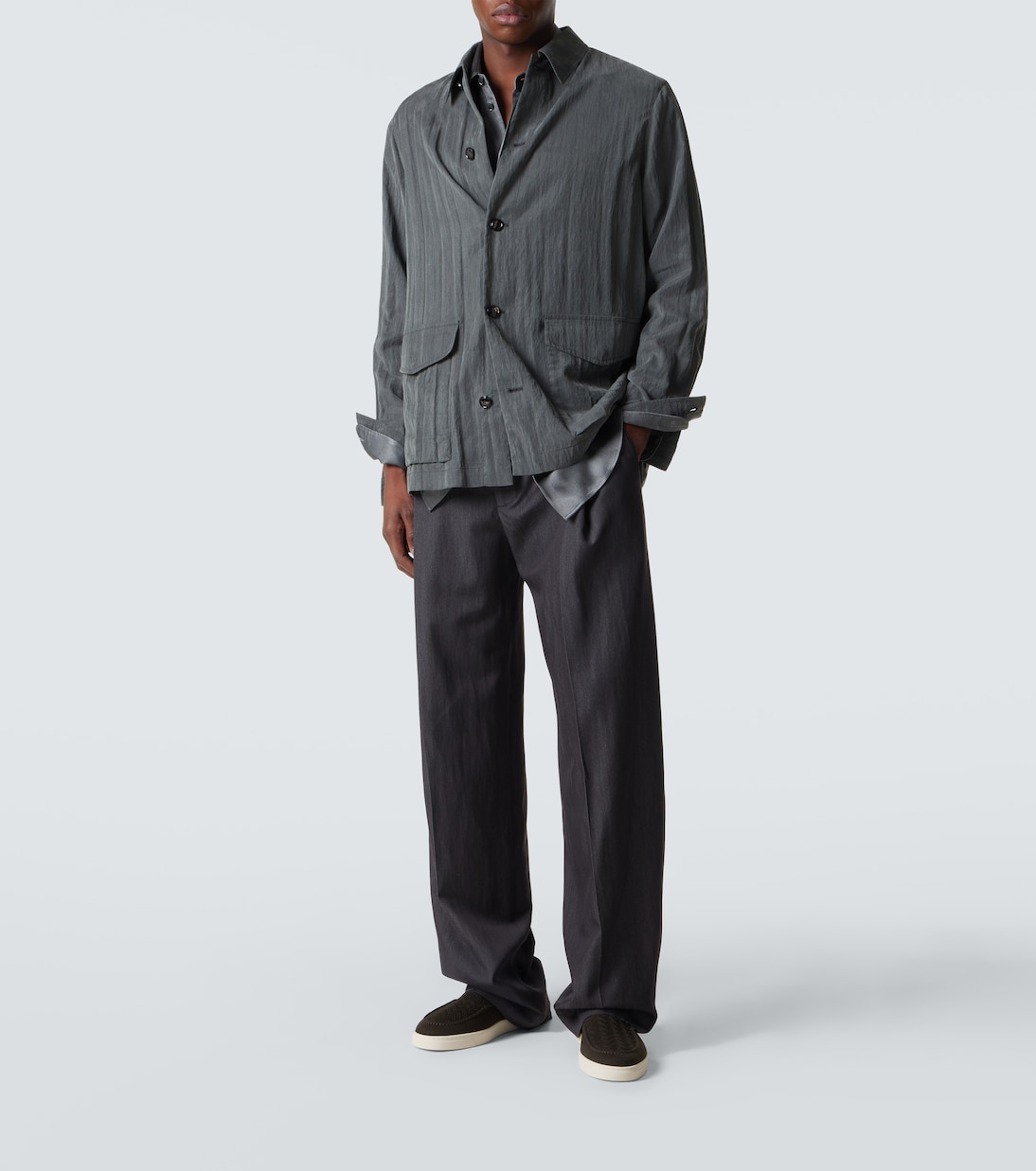 Asv jacquard slip-on shoes | Giorgio Armani