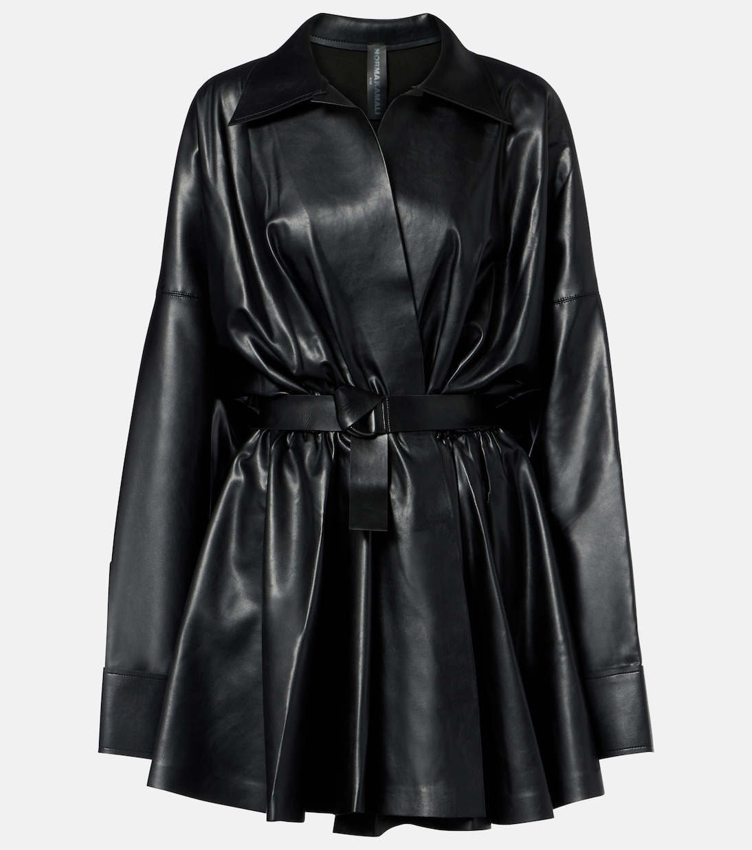 Flared sheer minidress | Norma Kamali