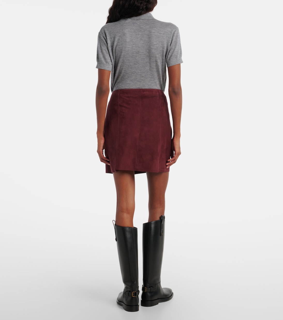 Wiley suede miniskirt | Rixo