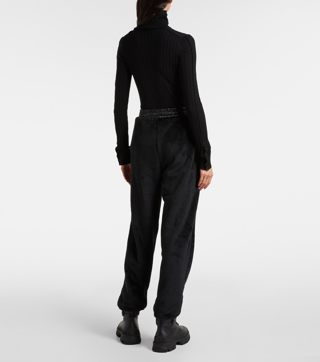 Logo fleece sweatpants | Moncler Grenoble