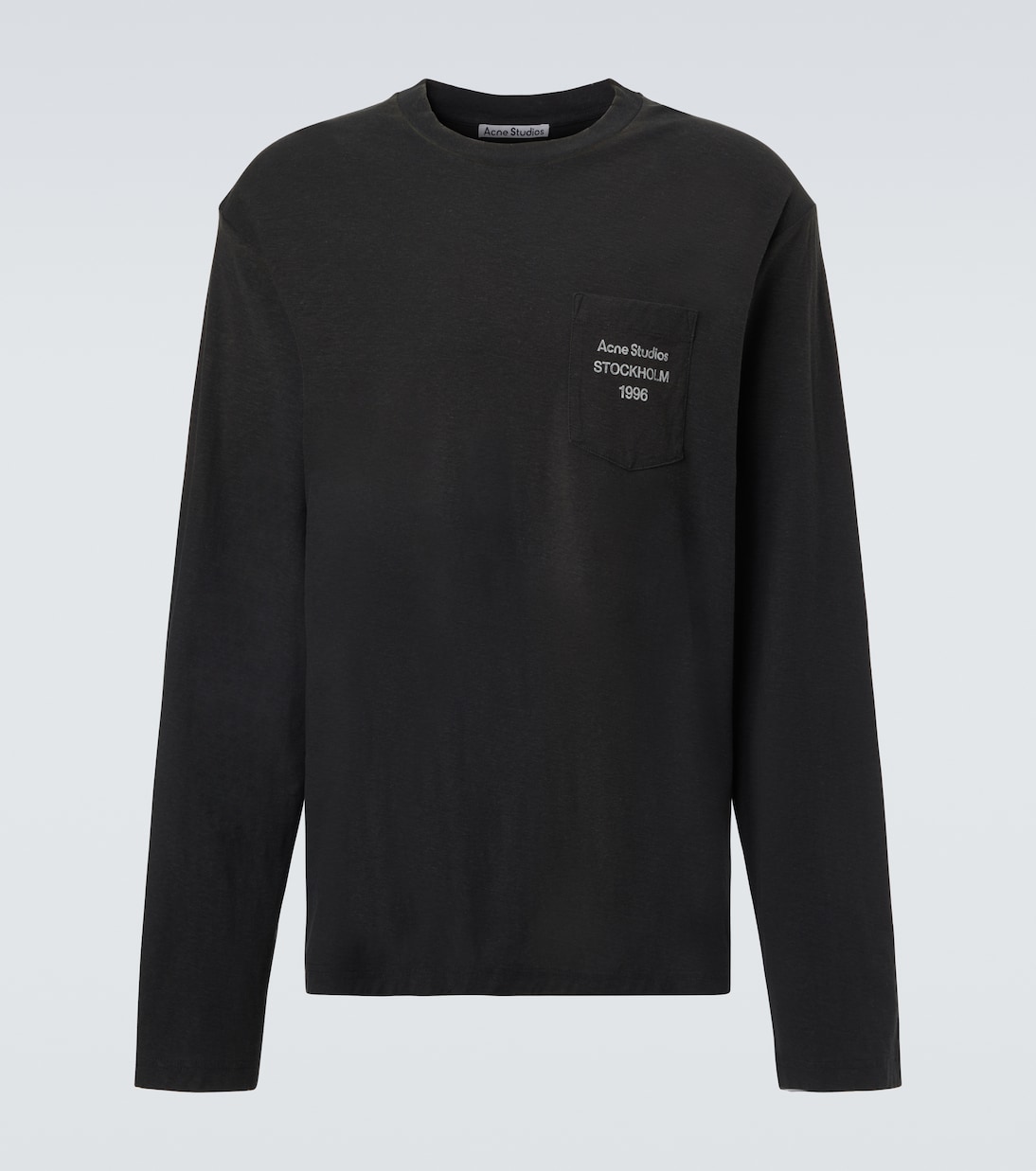 Distressed cotton-blend T-shirt | Acne Studios
