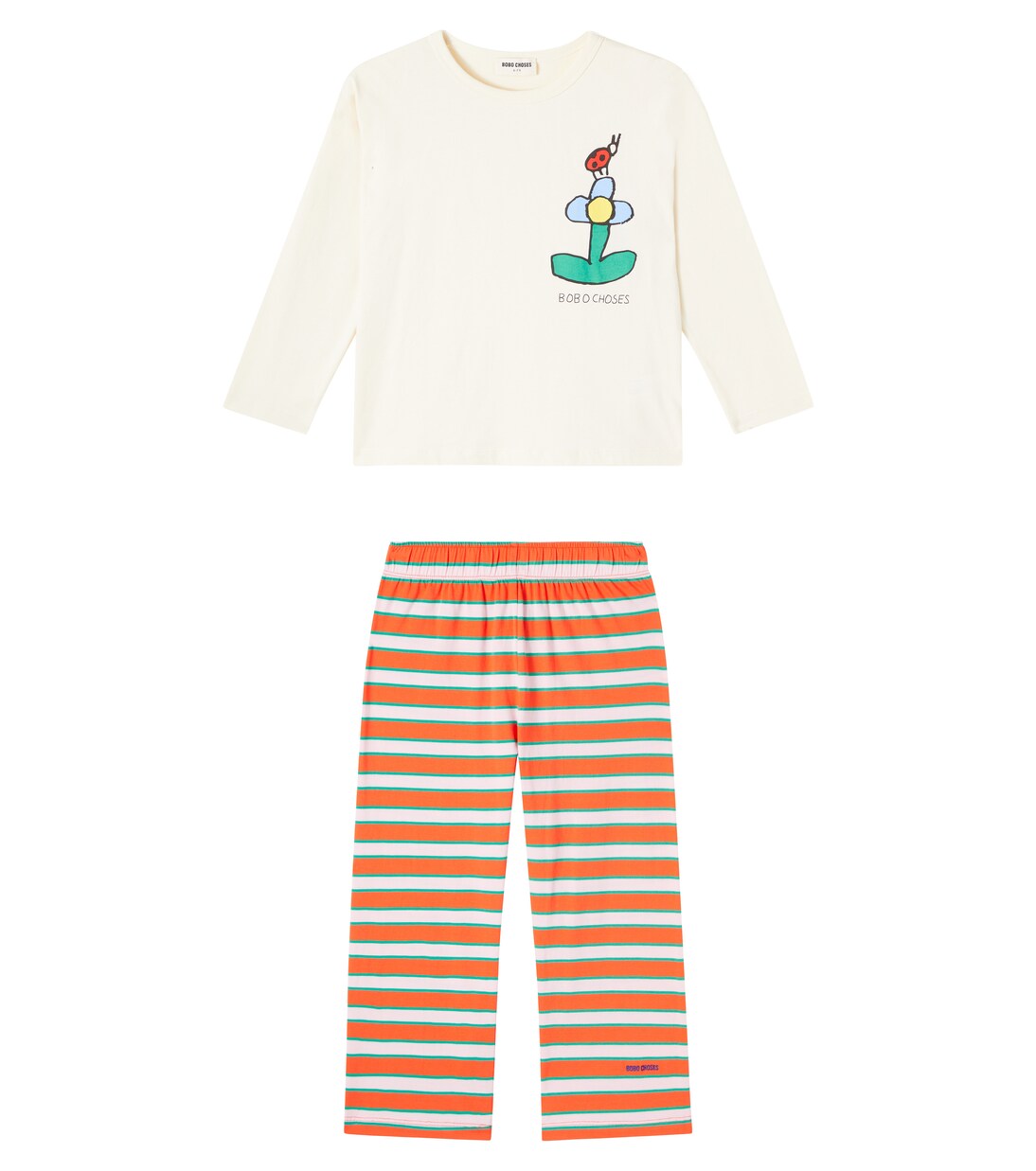 Dancing Flower cotton pajamas | Bobo Choses